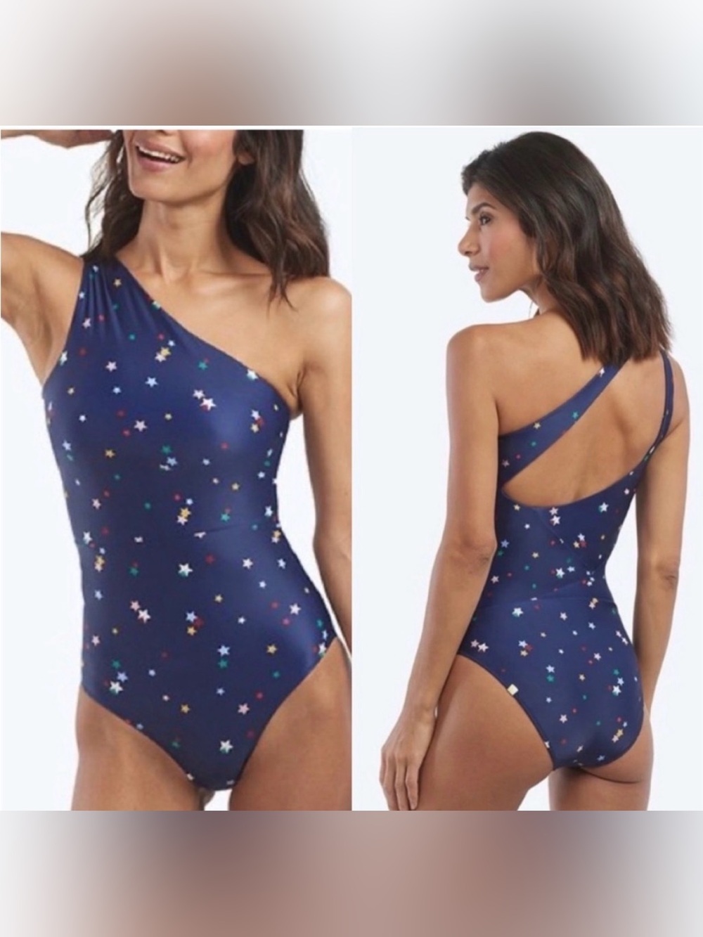 Summsalt Ruched Sidestroke Sz 6 Like new!